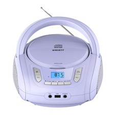 Radio CD Player with Bluetooth,FM Radio,USB MP3 Playback,AUX-in,Headphone Jac...