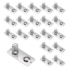 20Pcs Battery Spring Contact 28 x 12mm, Negative Positive Bipolar