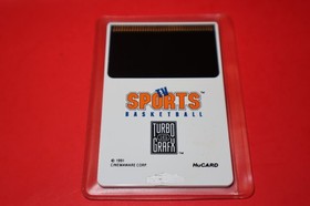 TV SPORTS BASKETBALL FOR TURBOGRAFX 16 TG-16 IN CASE WITH INSTRUCTIONS & TESTED!