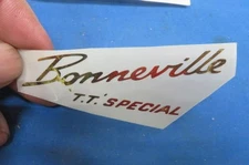 Triumph – Bonneville TT Special Transfer, Gold, 100 x 44 mm, Made In UK