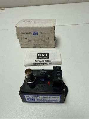 NVT NETWORK VIDEO TECHNOLOGIES NV-622R VIDEO RECEIVER New