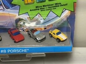 Micro Machines #8 Porsche 1995 Sealed Bonus Micro Mini Variant Yellow VW Beetle