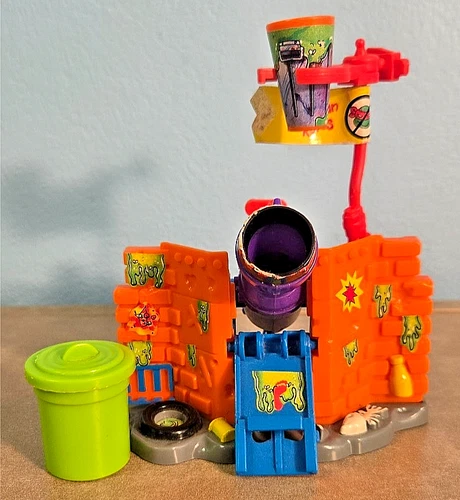 Near-Complete Vintage Oozey Ooze Cannon Playset 1990 TMNT Ninja Turtles 90s toys