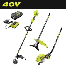 40V 15 in Expand-It Cordless Capable String Trimmer, Edger and Brush-Cutter Atta