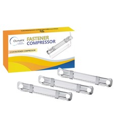 OLYMPX 100 Pcs of Prong Paper Fastener Compressors for Standard 2-Hole Punch ...
