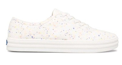Keds Breezie Confetti Canvas White Sneakers Women's Size US 10M BRAND NEW