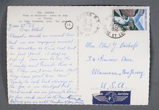 MayfairStamps France 1966 Angers to Marmora NJ Air Mail Post Card aaw_77997