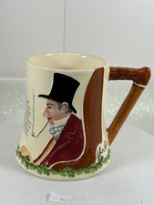 CROWN DEVON Fieldings Pottery John Peel Musical Mug - Needs Repairing