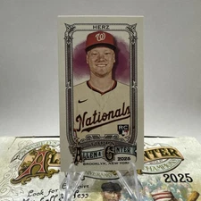 2025 Topps Allen & Ginter DJ Herz A&G Back Mini #237 Nationals Rookie RC
