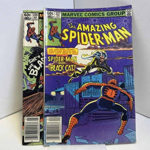 The Amazing Spider Man #226, 227 Black Cat