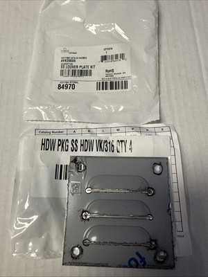 Hoffman AVK23, 3 Louver, Enclosure Louver Plate Kit, 1 pc