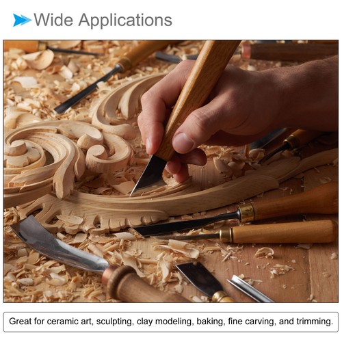 100pcs Craft Hobby Blades Compass Cutter Replacement Carving Blade for Art DIY - Picture 3 of 5