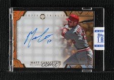 2015 Topps Tribute Auto Orange /75 Matt Carpenter #TA-MC Auto 09an