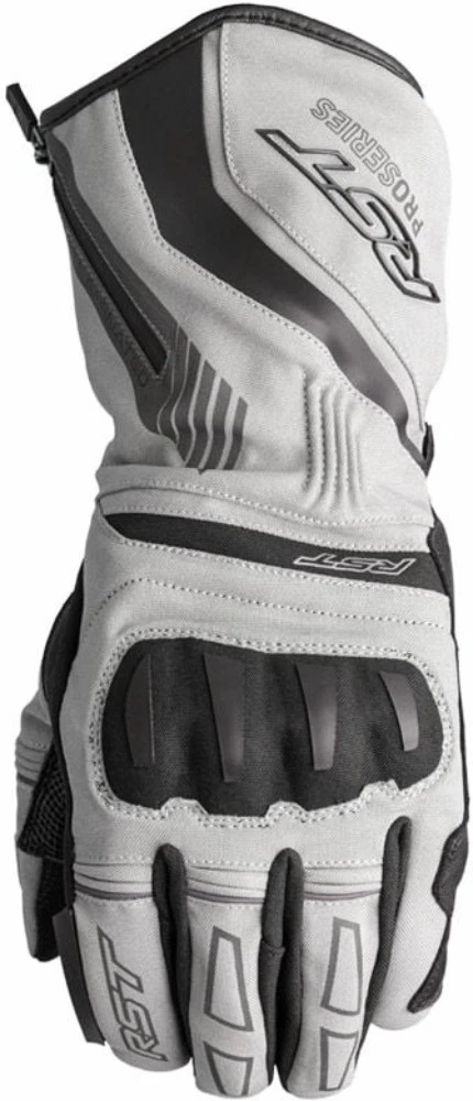 RST Vega Mens Waterproof Motorcycle Gloves Silver