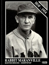 1991 Conlon Collection TSN Rabbit Maranville Boston Braves #4