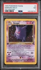 1999 POKEMON FOSSIL 1ST EDITION #5 GENGAR-HOLO PSA 7
