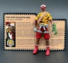 GI JOE 2015 Alpine HELICOPTER CREW With File CARD ~ TIGER FORCE  joecon