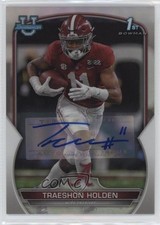 2022 Bowman U Chrome Prospect Refractor 355/499 Traeshon Holden #18 Auto no9