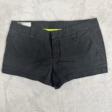 Hurley Juniors Size 11 Black Flat Front Shorts Hiking Walking Fishing 0311