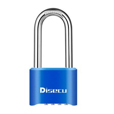 1 Pack Heavy Duty 4 Digit Combination Lock 2.5 Inch Long Shackle Outdoor Waterpr