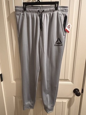 NWT Reebok Tempo Jogger Color Sleet Cuffed Bottoms Men s Sz Large