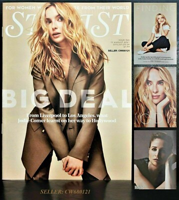 JODIE COMER KILLING EVE FREE GUY NIAMH ALGAR STYLIST MAGAZIN AUGUST 2021 NEU