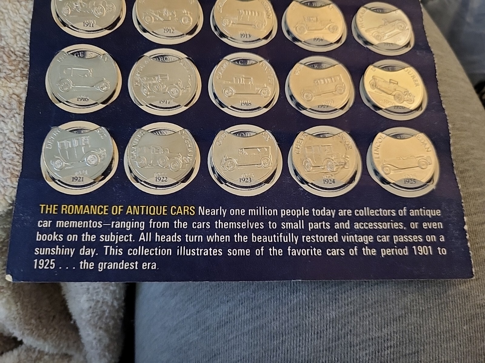 Antique Car Coin Collection Minted By Franklin Mint Series 1 | eBay