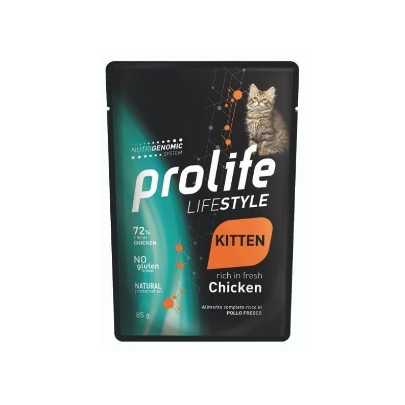 Prolife cat lifestyle kitten pollo 85gr