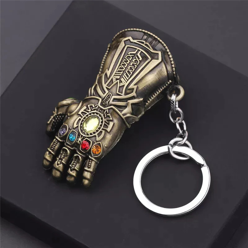 Marvel Thanos Avengers Keychain Infinity Gauntlet Glove Keyc
