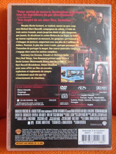 DVD : DESTINATION GRACELAND – DEMIAN LICHTENSTEIN KURT RUSSEL KEVIN COSTNER COX - Imagen 2 de 2