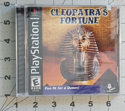 Cleopatra's Fortune by Mud Duck (Sony PlayStation 1, PS1, 2001) New, Sealed