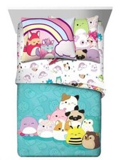 Squishmallows "Mallow Dream" Kids Reversible Bed Set-W24248997677, W12856411607