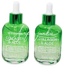 The Beauty Elixir Collagen & Aloe Moisturizing Facial Serum 1.69 fl oz 2pc Set
