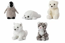 WWF Pl&uuml;schtier Polartiere 15cm Eisb&auml;r Robbe Pinguin Schneeleopard Polarfuchs