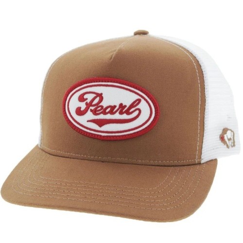 HOOEY PEARL BEER TAN \u0026 WHITE - HATS CAP 