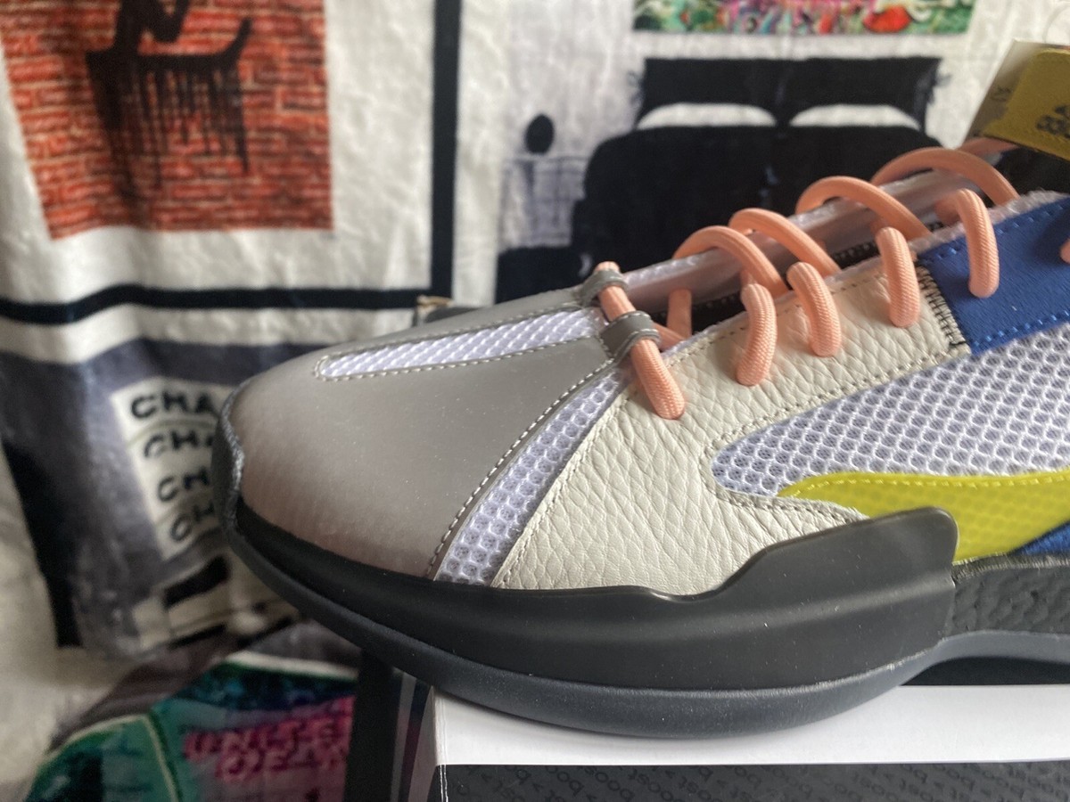 Adidas Men’s Trifecta core Sneakers Gray. , Pink & Yellow Athletic Size 10 1/2 Size 10 - Adidas Trifecta Core Black for sale online | eBay main image 3
