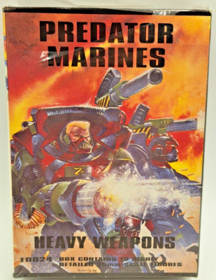 Grendel Sci-Fi Mini 25mm Predator Marines Heavy Weapons Variant (New & Sealed)