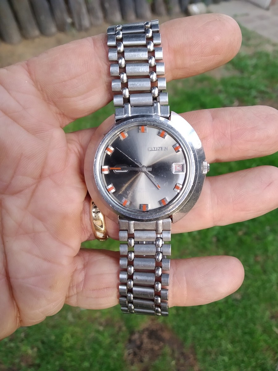 Citizen Crystal 7 UFO 61-5013 Jumbo RARE AUTOMATIC ORIGINAL