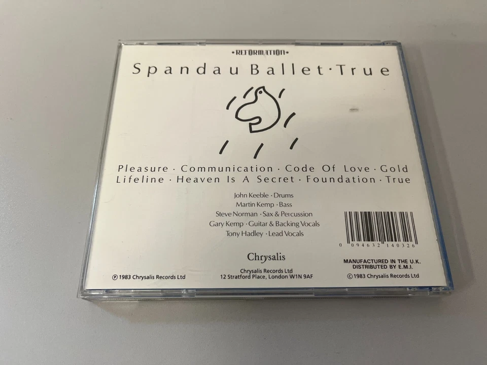 Spandau Ballet – True - UK CD © 1983/? - (CCDD 1403) - Gold.. - Bild 3 von 3