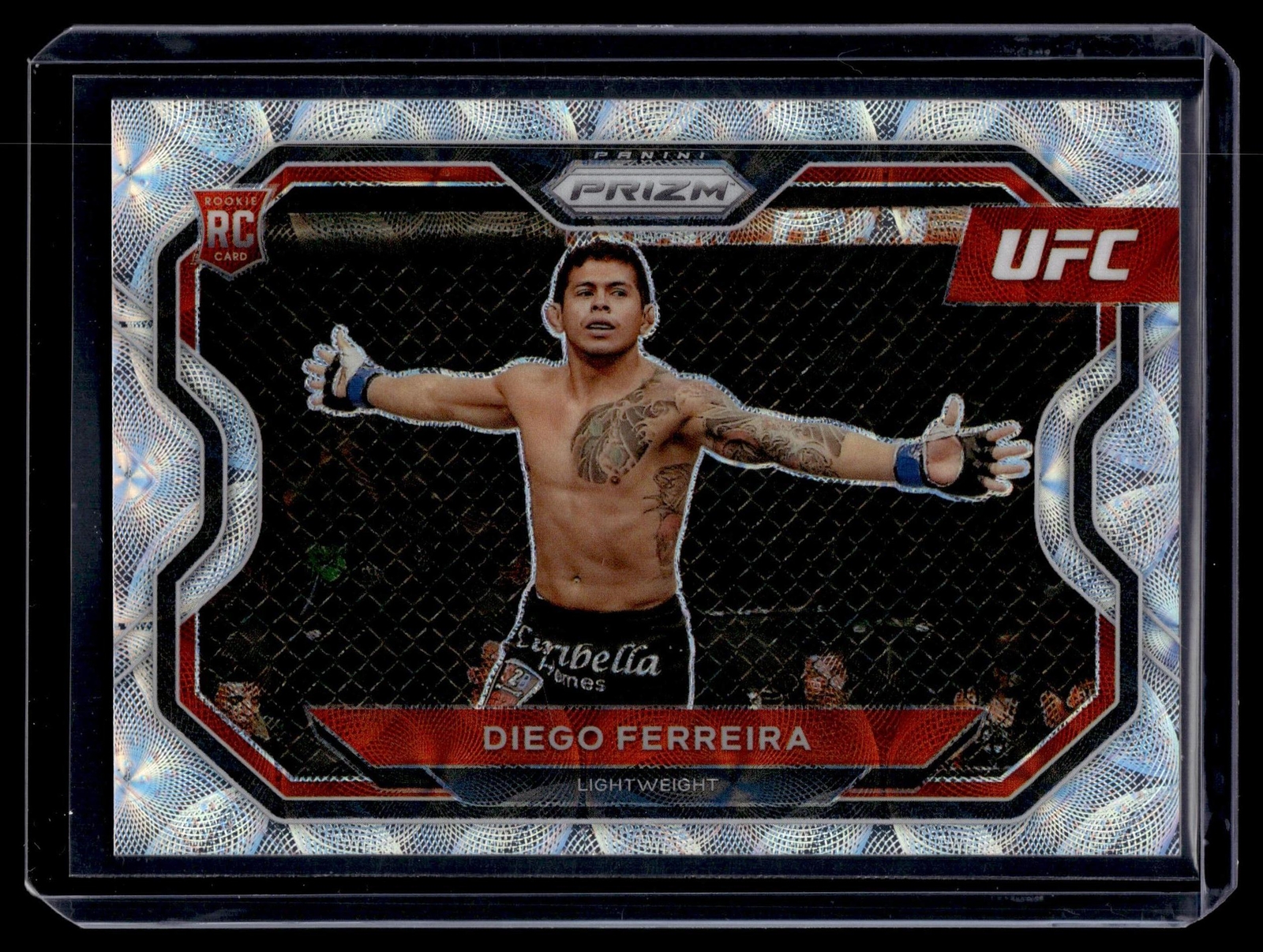 Diego Ferreira 2021 Panini Prizm UFC Premium Box Set Scope Card 17/99 #164