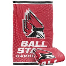 Ball State University Logo Dots Silky Touch Super Soft Throw Blanket