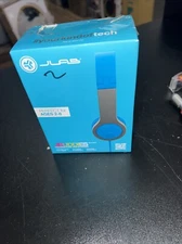 JLab JBuddies Folding Kids Wired Headphones Gen 2, Blue/Grey, Noise Isolation