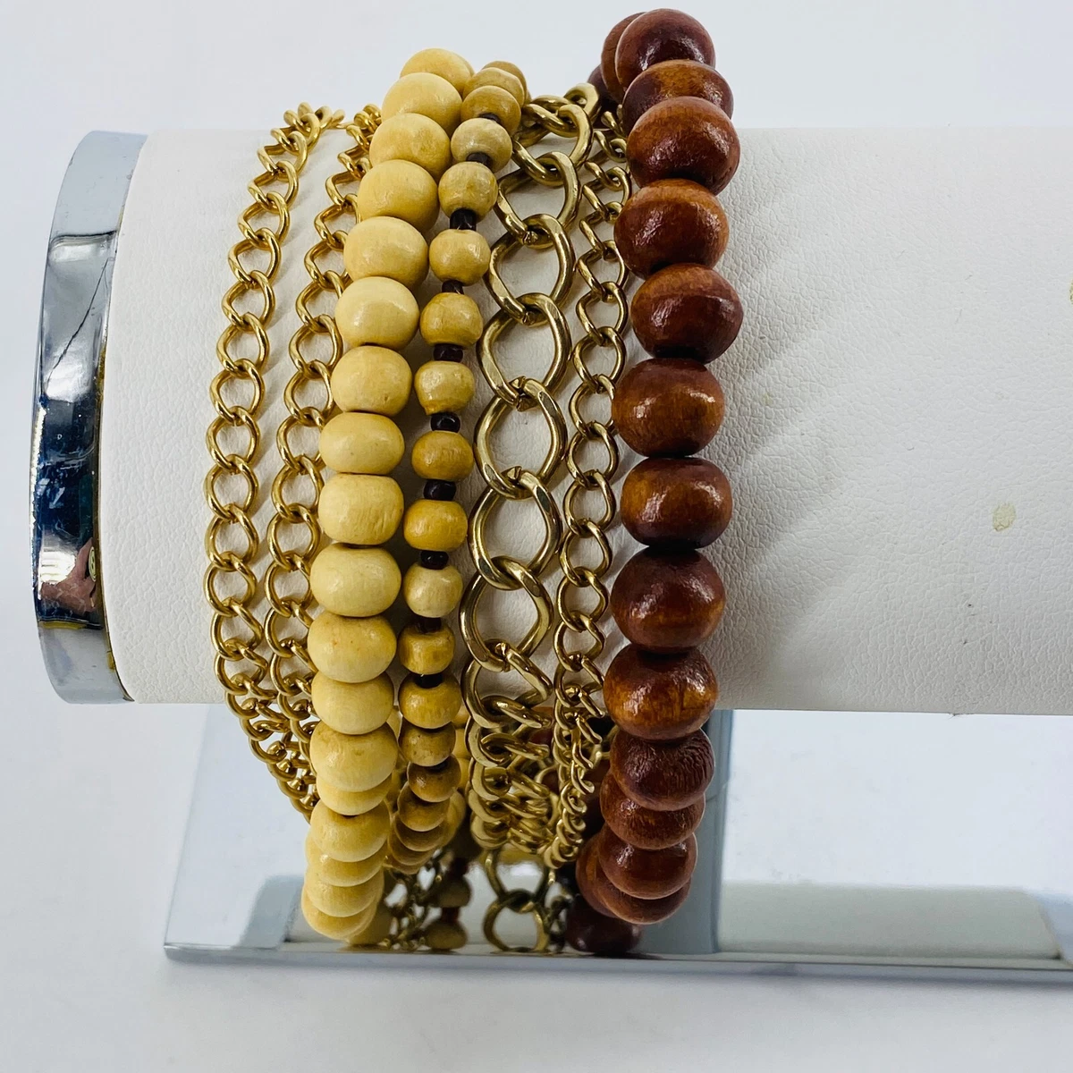 Gold multi strand deals bracelet