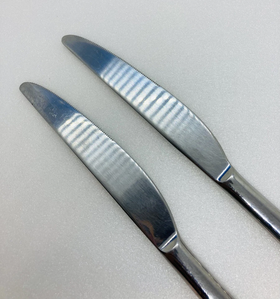 Juego de cuchillos de cena IKEA cubiertos de acero inoxidable 9” mango moderno 26 Foto 3 de 4