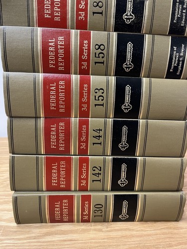 West's Federal Reporter 3D Series Law Books 130 142 144 153 158 184 187 195 197 - Picture 2 of 7