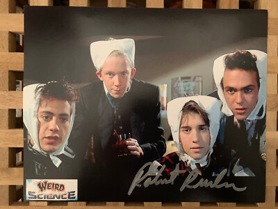 Robert Rusler Weird Science Vamp Elm Street original handsigniertes Foto & Echtheitszertifikat