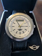 MINI John Works Cooper S JCW LCD Digital Racing Sport Tourneau Chronograph Watch