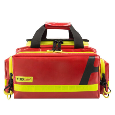 Notfall Arzttasche rot abwischbar PVC mittel 18 Liter leer