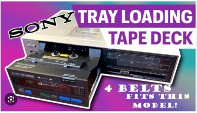 SONY TC V7 TC-V7 (BELT KIT) 4 PCS NICE NEW RARE! | eBay