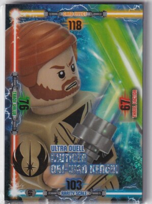 Lego Star Wars Serie 3 Karte Nr. 31 Mutiger Ultra-Duell Obi-Wan Kenobi